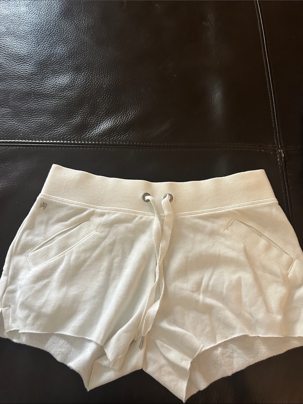 Victoria's Secret White Athletic Drawstring Shorts